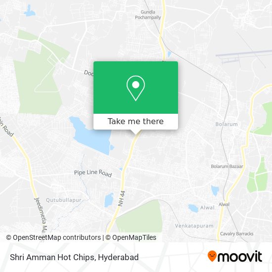 Shri Amman Hot Chips map