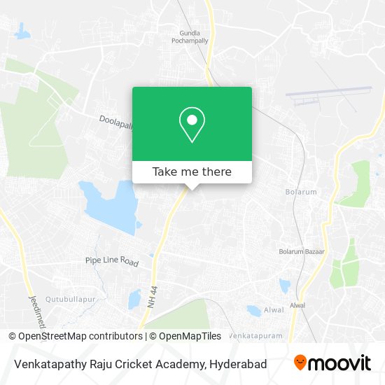 Venkatapathy Raju Cricket Academy map
