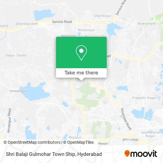 Shri Balaji Gulmohar Town Ship map