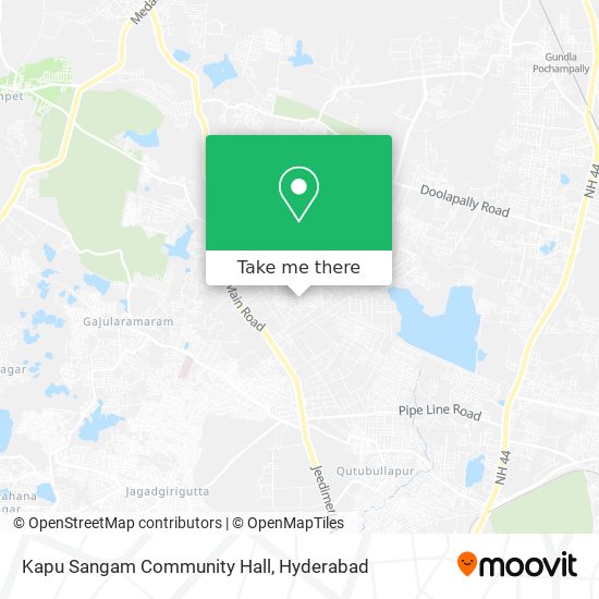 Kapu Sangam Community Hall map