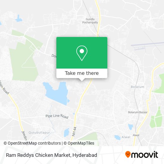 Ram Reddys Chicken Market map