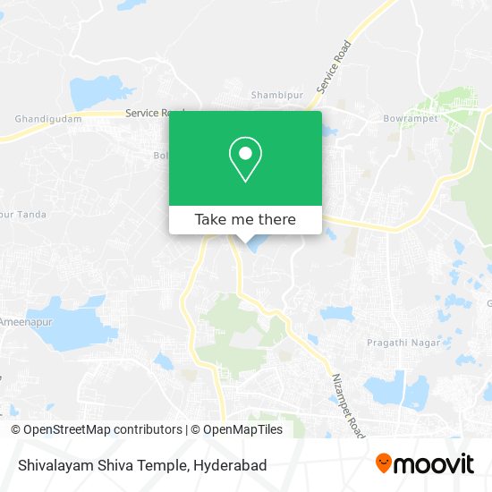 Shivalayam Shiva Temple map