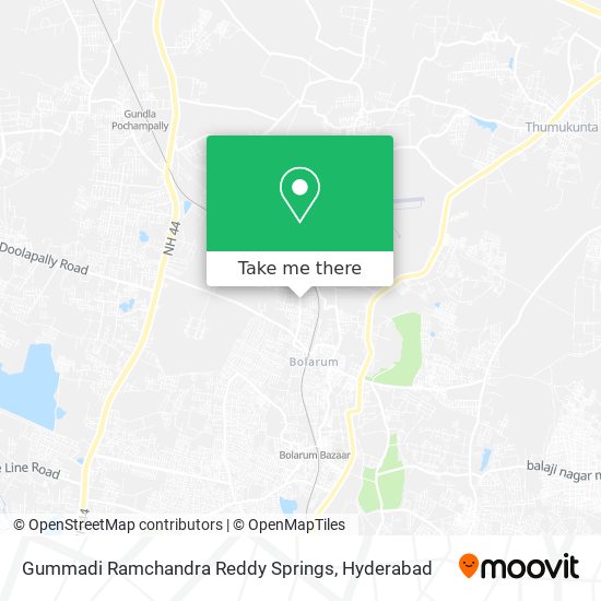 Gummadi Ramchandra Reddy Springs map