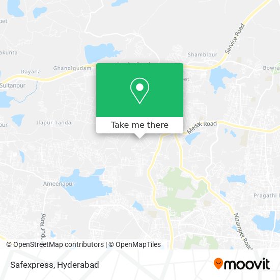 Safexpress map