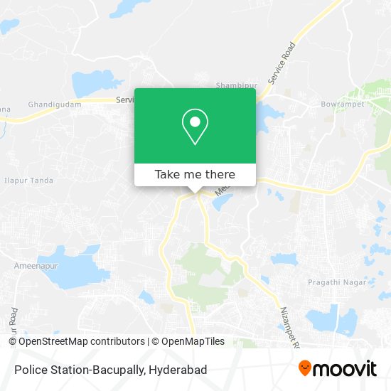 Police Station-Bacupally map