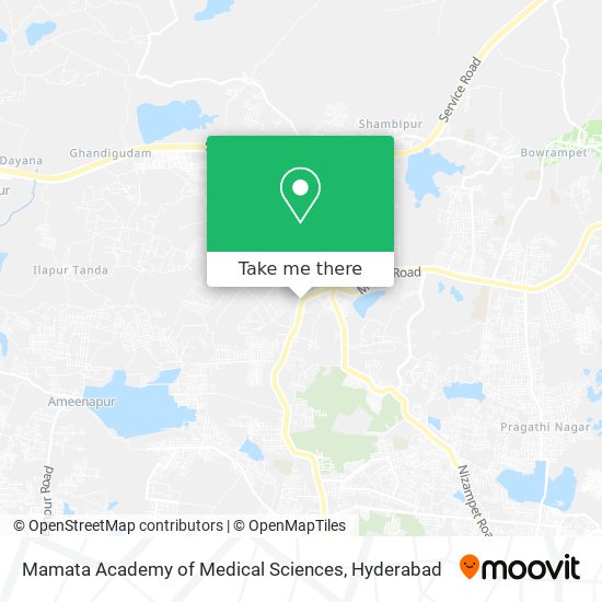 Mamata Academy of Medical Sciences map