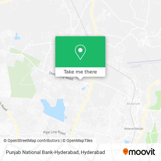 Punjab National Bank-Hyderabad map