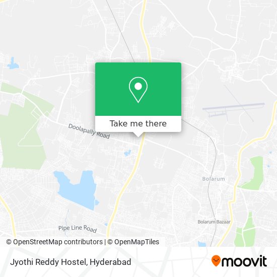 Jyothi Reddy Hostel map