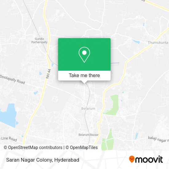Saran Nagar Colony map