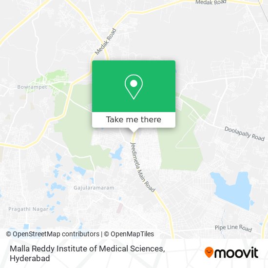 Malla Reddy Institute of Medical Sciences map
