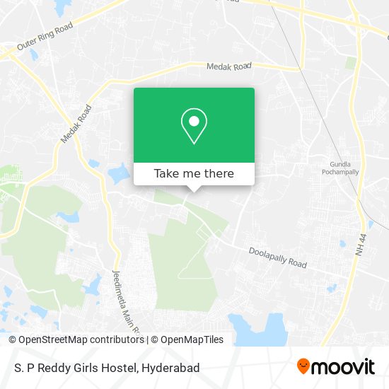 S. P Reddy Girls Hostel map