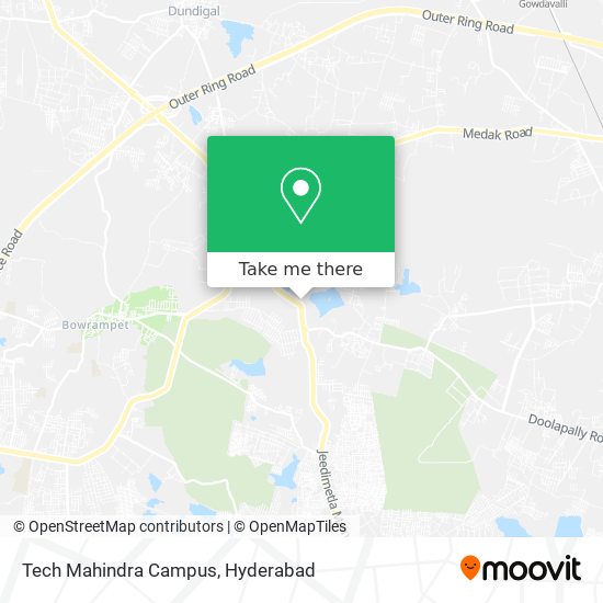 Tech Mahindra Campus map