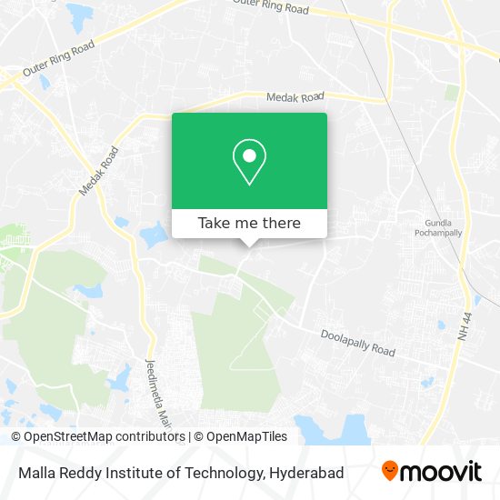 Malla Reddy Institute of Technology map