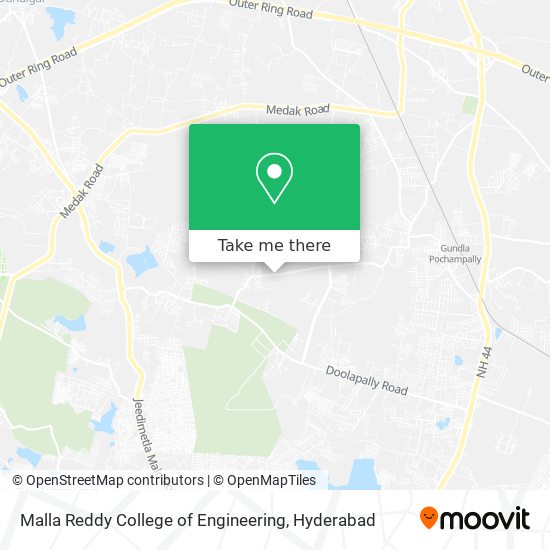 Malla Reddy College of Engineering map