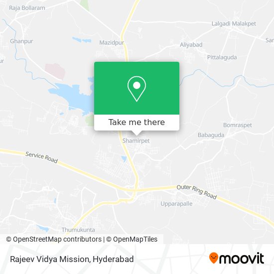 Rajeev Vidya Mission map