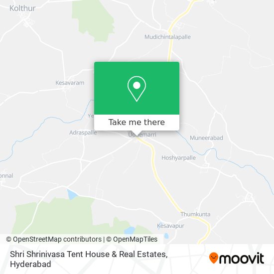 Shri Shrinivasa Tent House & Real Estates map