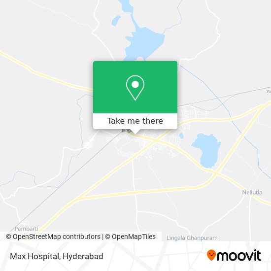 Max Hospital map