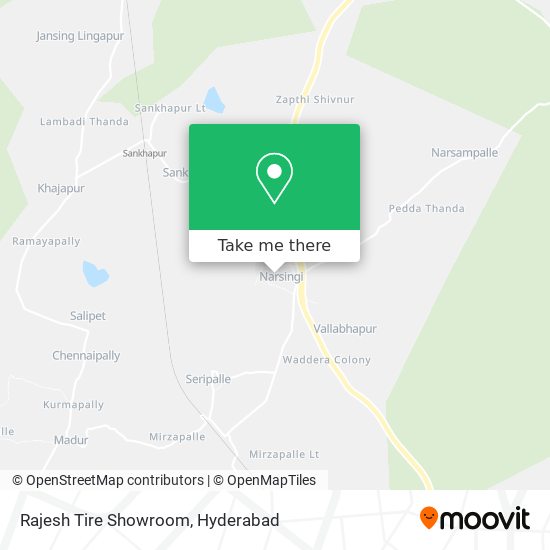 Rajesh Tire Showroom map