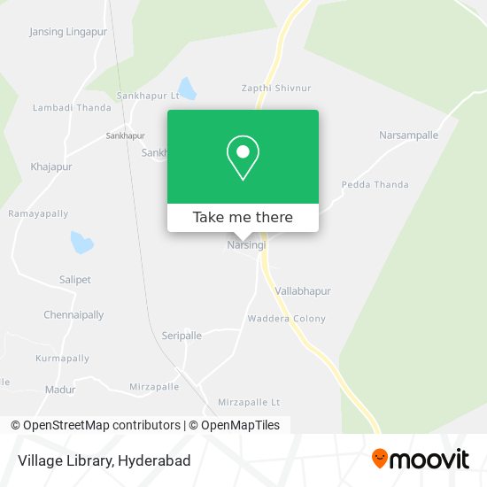 Village Library map