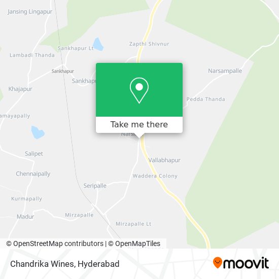 Chandrika Wines map