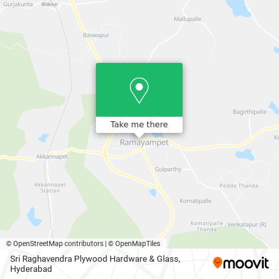 Sri Raghavendra Plywood Hardware & Glass map