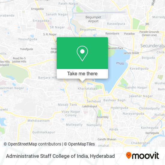 Administrative Staff College of India map