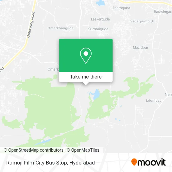 Ramoji Film City Bus Stop map