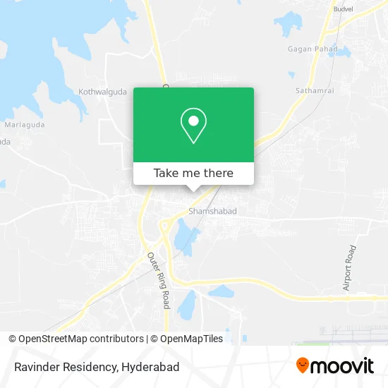 Ravinder Residency map