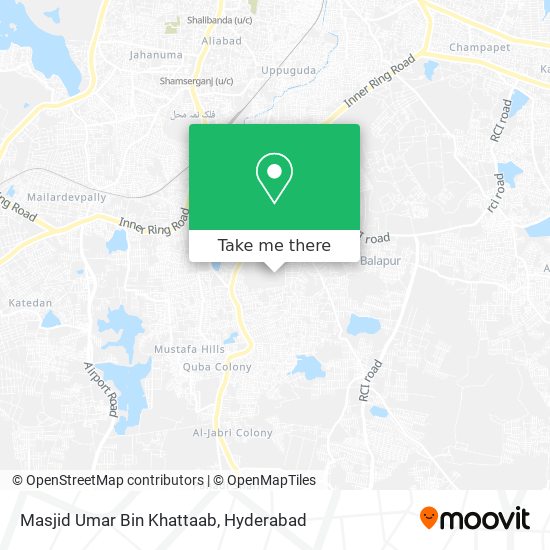 Masjid Umar Bin Khattaab map