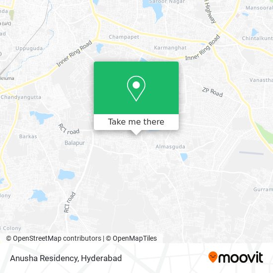 Anusha Residency map