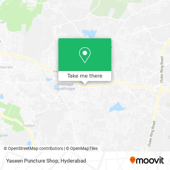 Yaseen Puncture Shop map