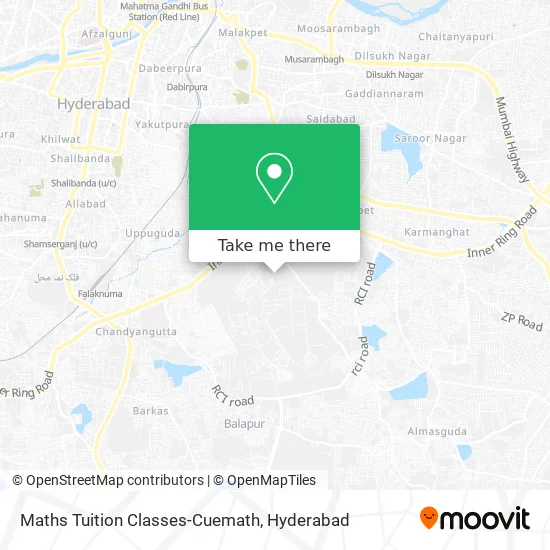 Maths Tuition Classes-Cuemath map
