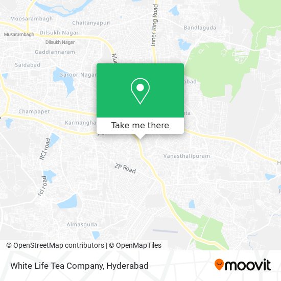 White Life Tea Company map