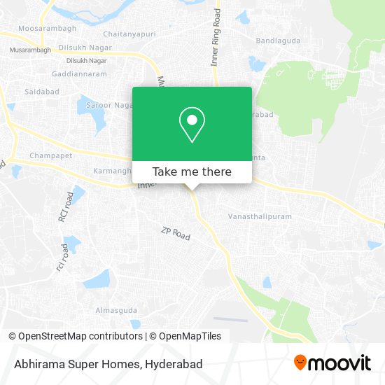 Abhirama Super Homes map