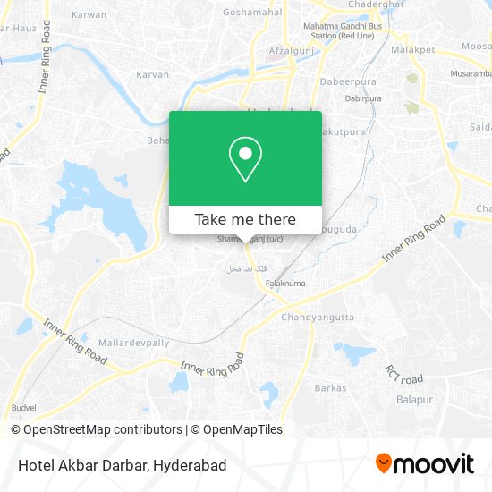 Hotel Akbar Darbar map