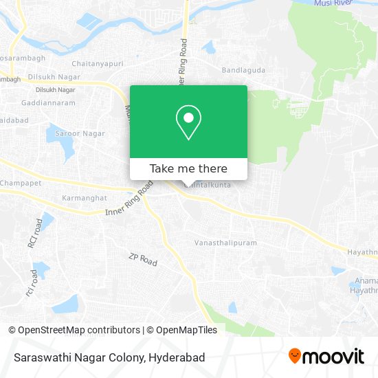 Saraswathi Nagar Colony map