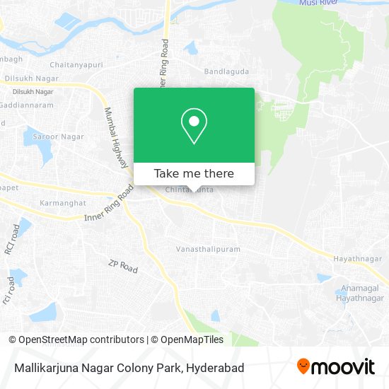 Mallikarjuna Nagar Colony Park map