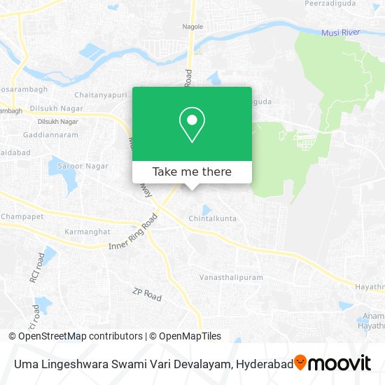 Uma Lingeshwara Swami Vari Devalayam map