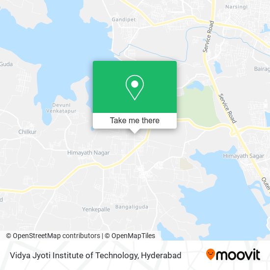 Vidya Jyoti Institute of Technology map