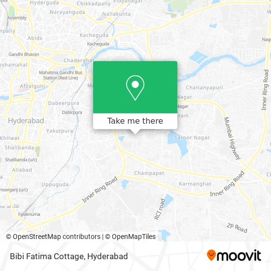 Bibi Fatima Cottage map