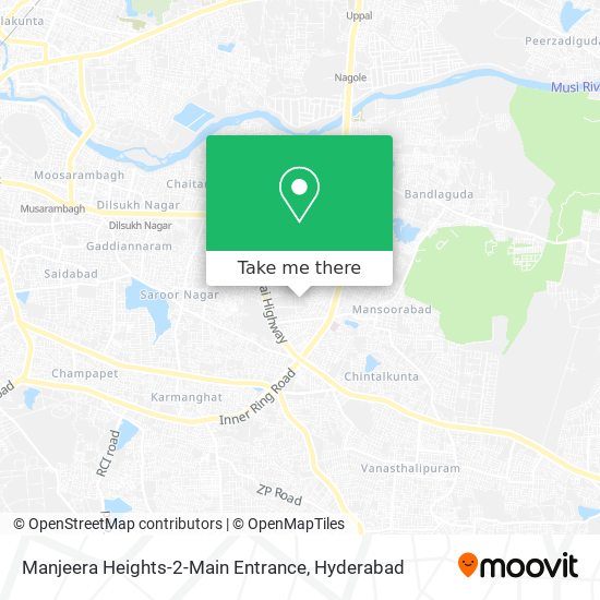 Manjeera Heights-2-Main Entrance map