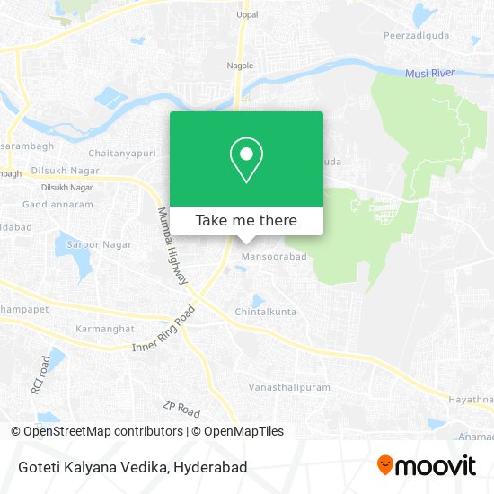 Goteti Kalyana Vedika map