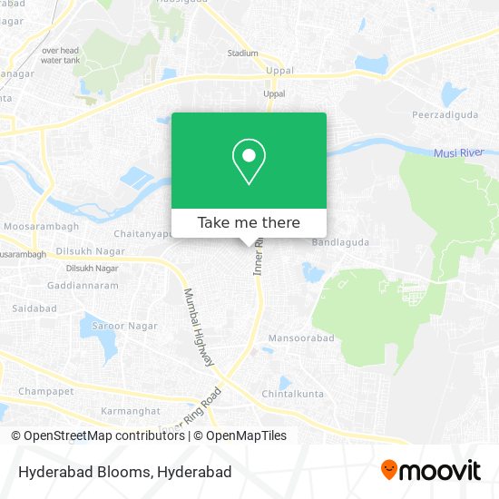 Hyderabad Blooms map