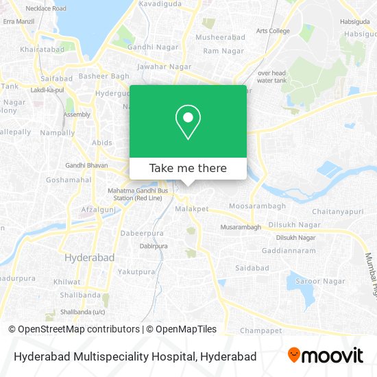 Hyderabad Multispeciality Hospital map