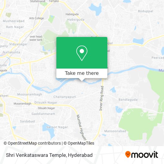 Shri Venkataswara Temple map