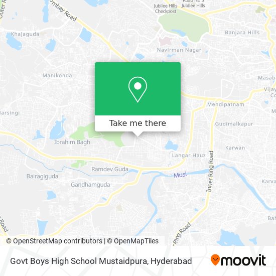 Govt Boys High School Mustaidpura map