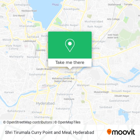 Shri Tirumala Curry Point and Meal map