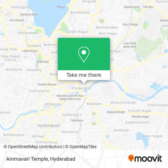 Ammavari Temple map