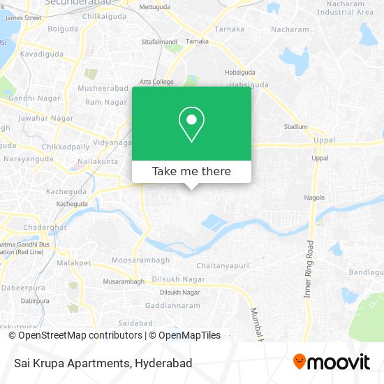 Sai Krupa Apartments map