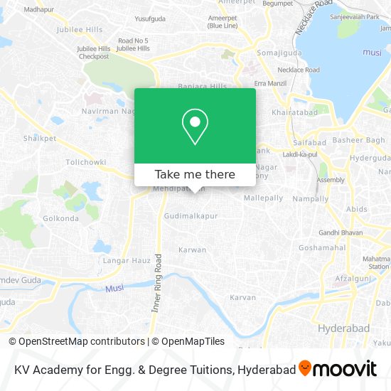 KV Academy for Engg. & Degree Tuitions map
